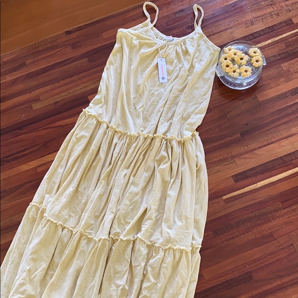 Sundry Tiered Midi Dress - Picture 2 of 6